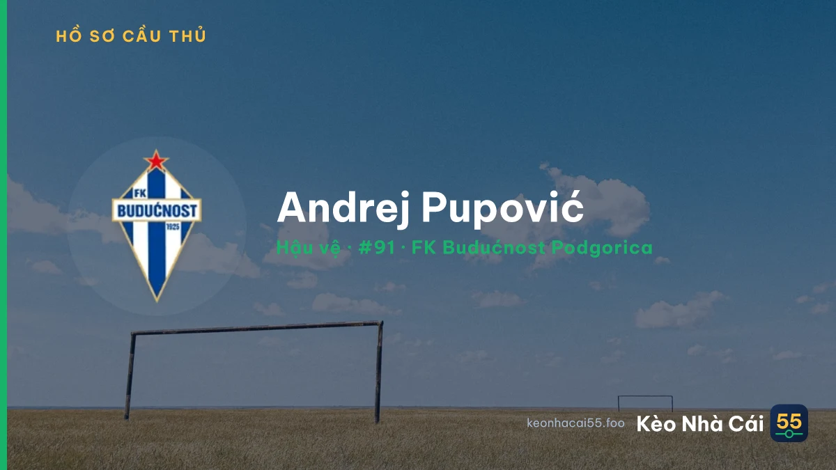 Andrej Pupović — FK Budućnost Podgorica