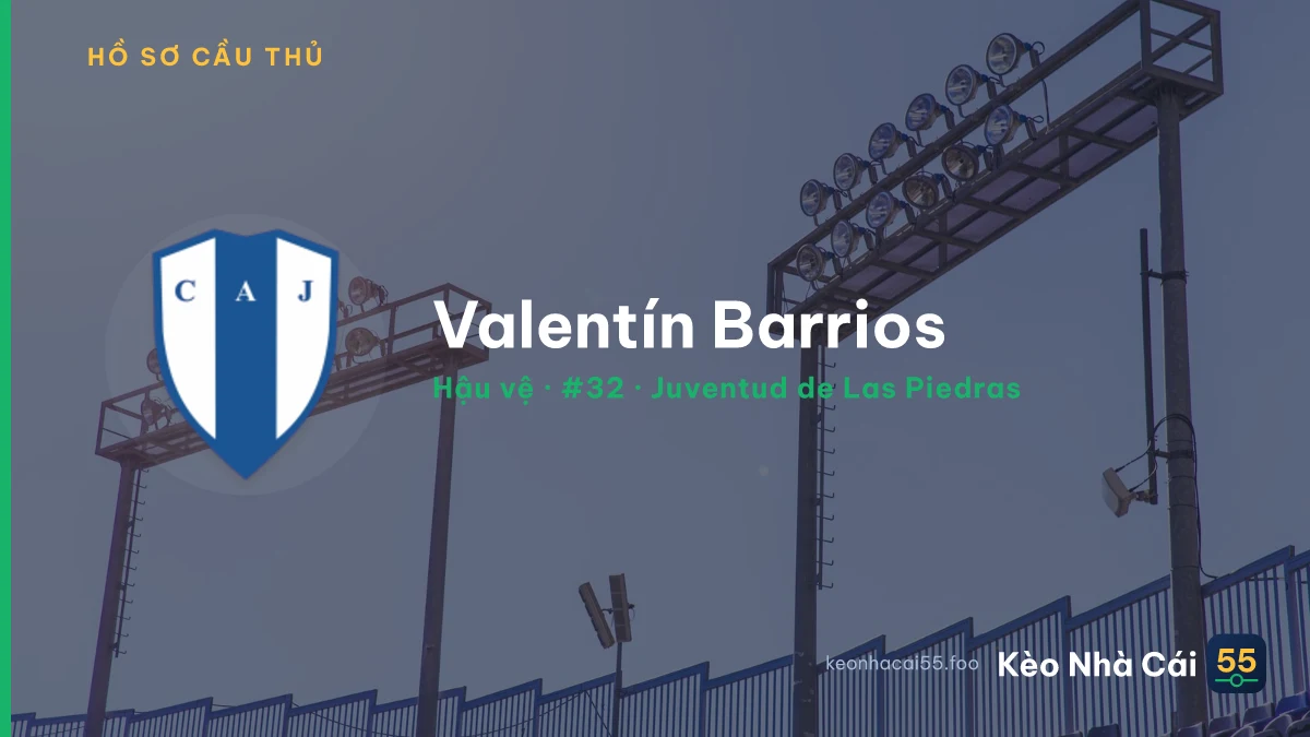 Valentín Barrios — Juventud de Las Piedras