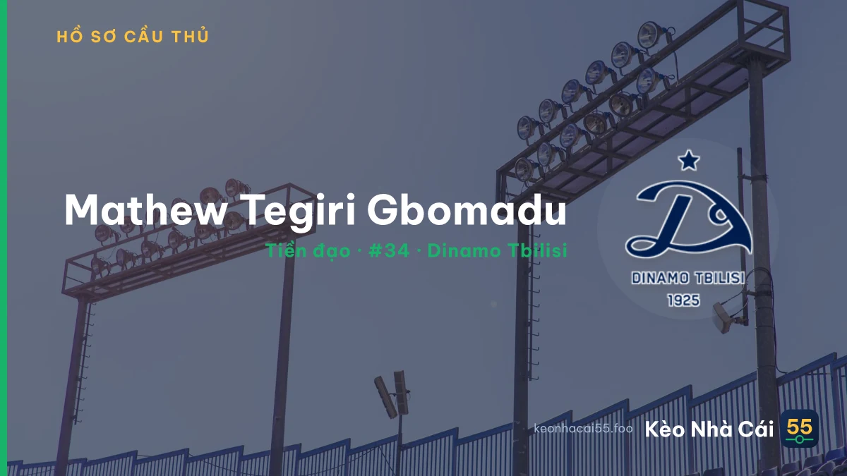 Mathew Tegiri Gbomadu — Dinamo Tbilisi