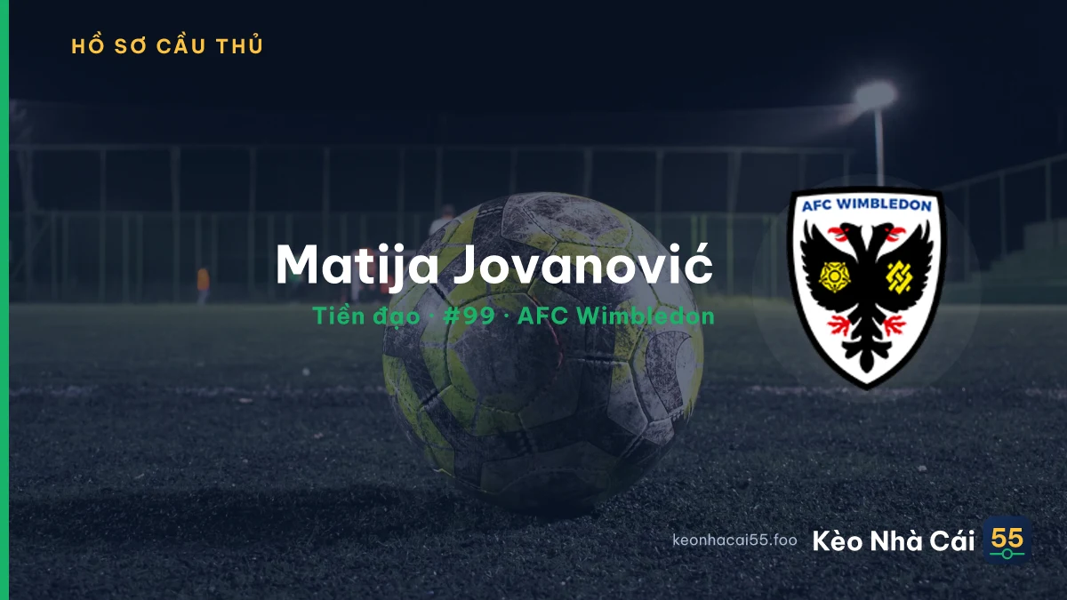 Matija Jovanović — AFC Wimbledon