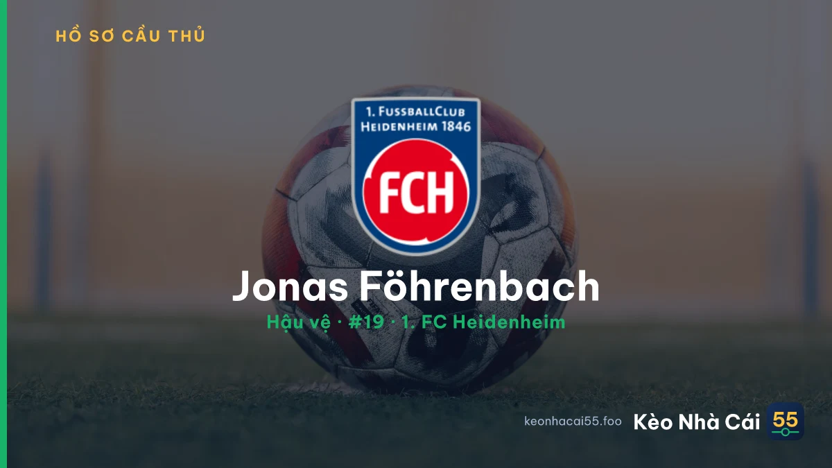 Jonas Föhrenbach — 1. FC Heidenheim