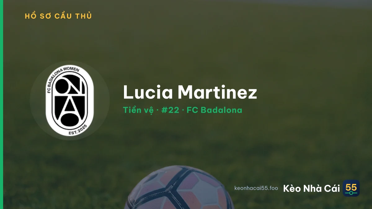 Lucia Martinez — FC Badalona