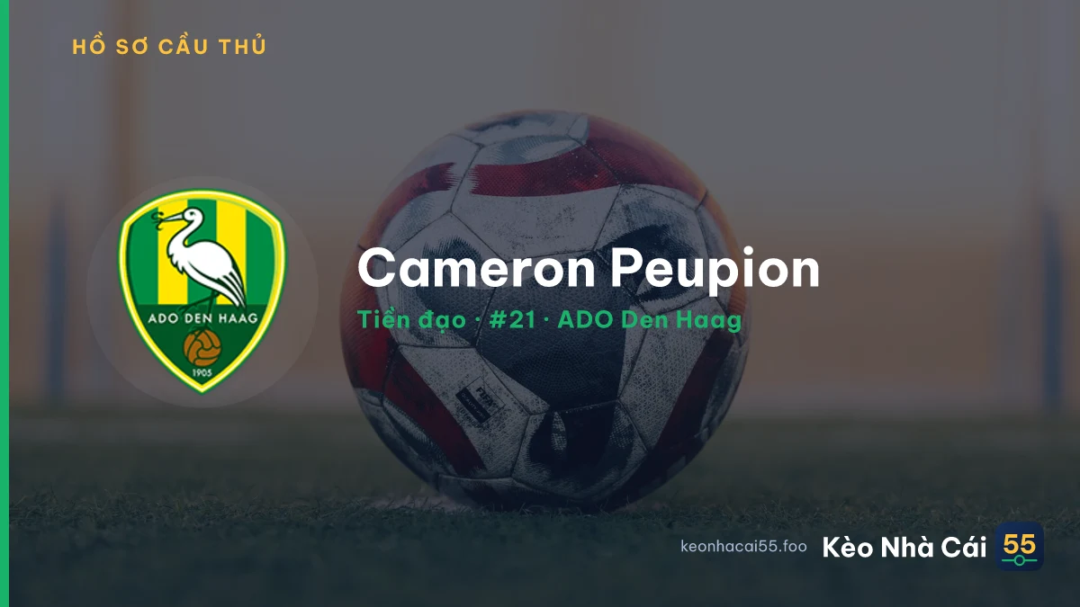 Cameron Peupion — ADO Den Haag