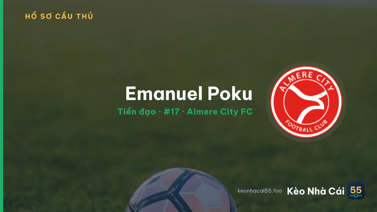 Emanuel Poku — Almere City FC