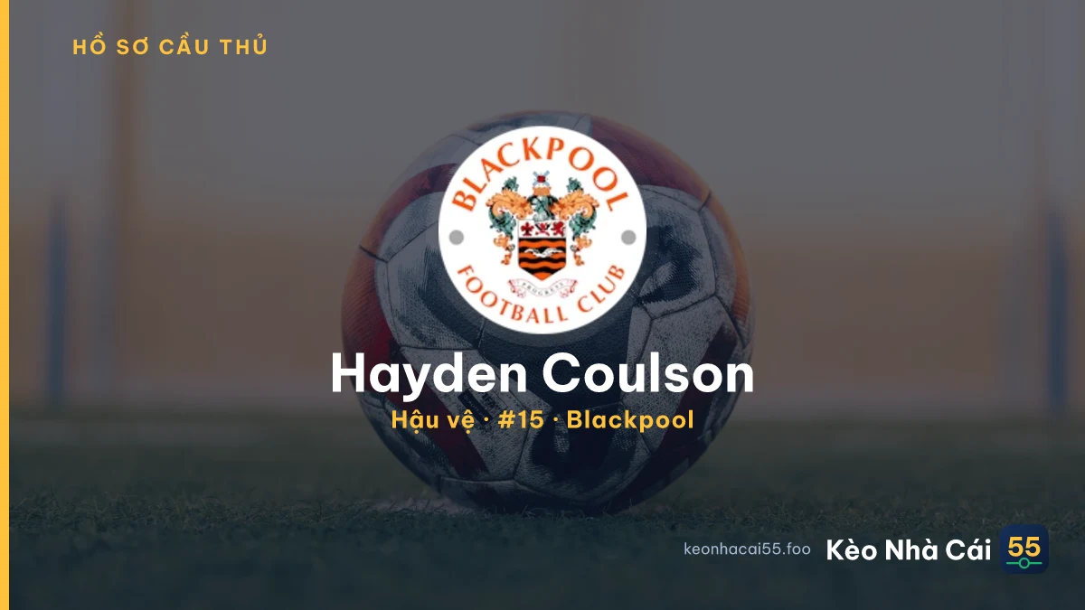Hayden Coulson — Blackpool