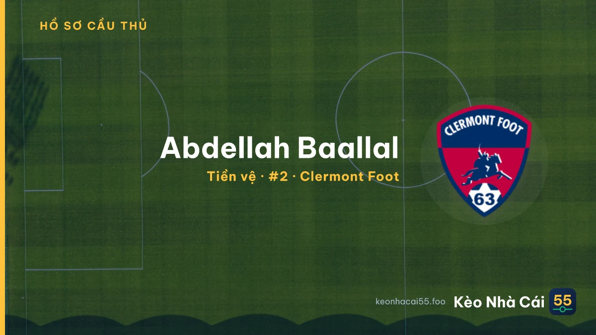 Abdellah Baallal — Clermont Foot