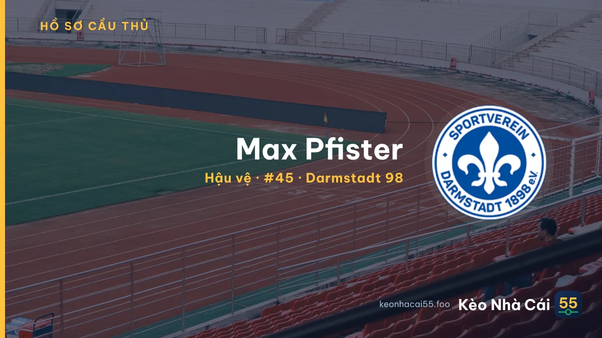 Max Pfister — Darmstadt 98