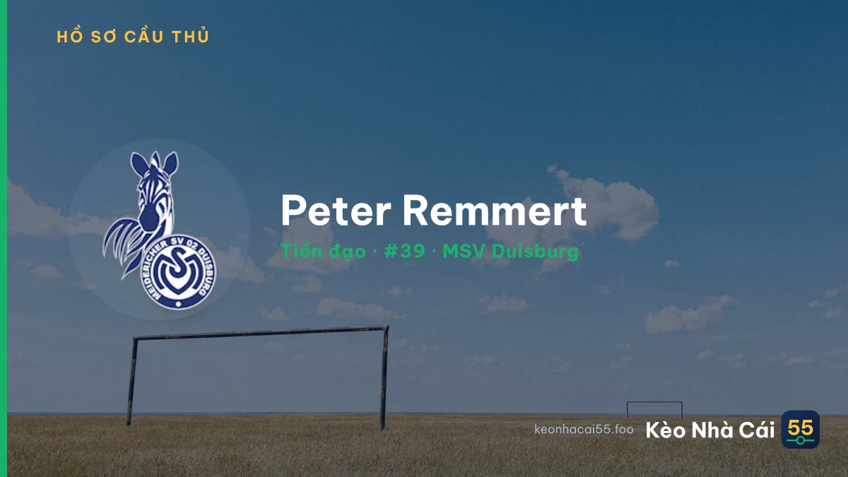 Peter Remmert — MSV Duisburg