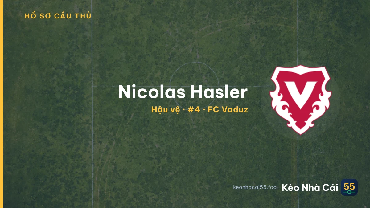Nicolas Hasler — FC Vaduz