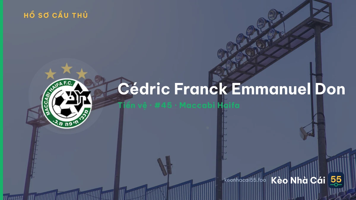 Cédric Franck Emmanuel Don — Maccabi Haifa