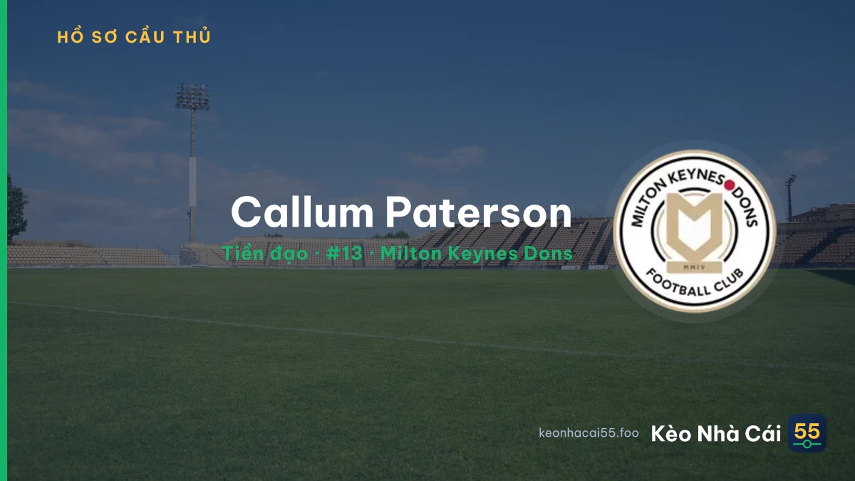 Callum Paterson — Milton Keynes Dons