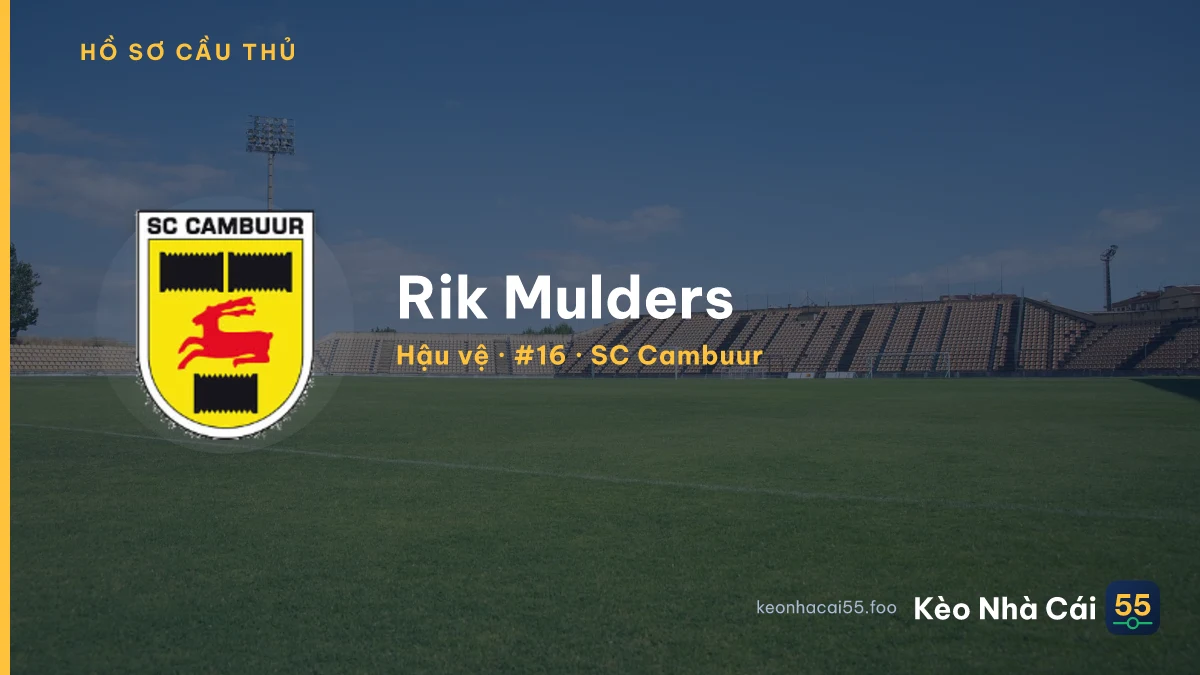 Rik Mulders — SC Cambuur