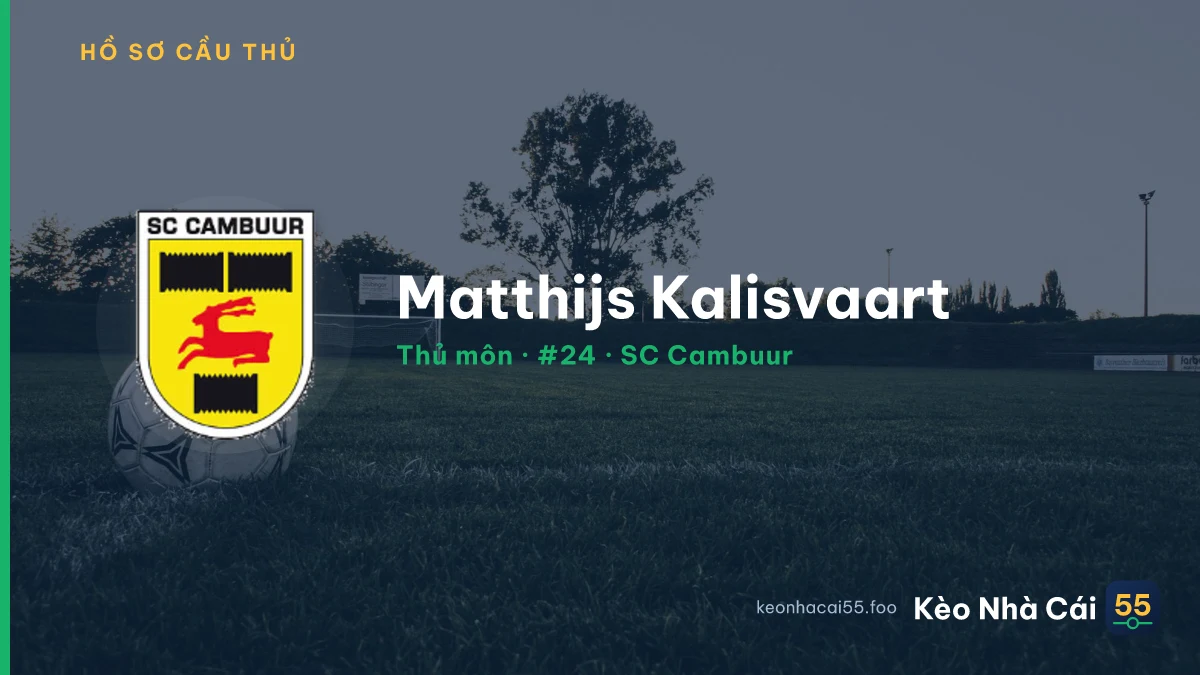 Matthijs Kalisvaart — SC Cambuur