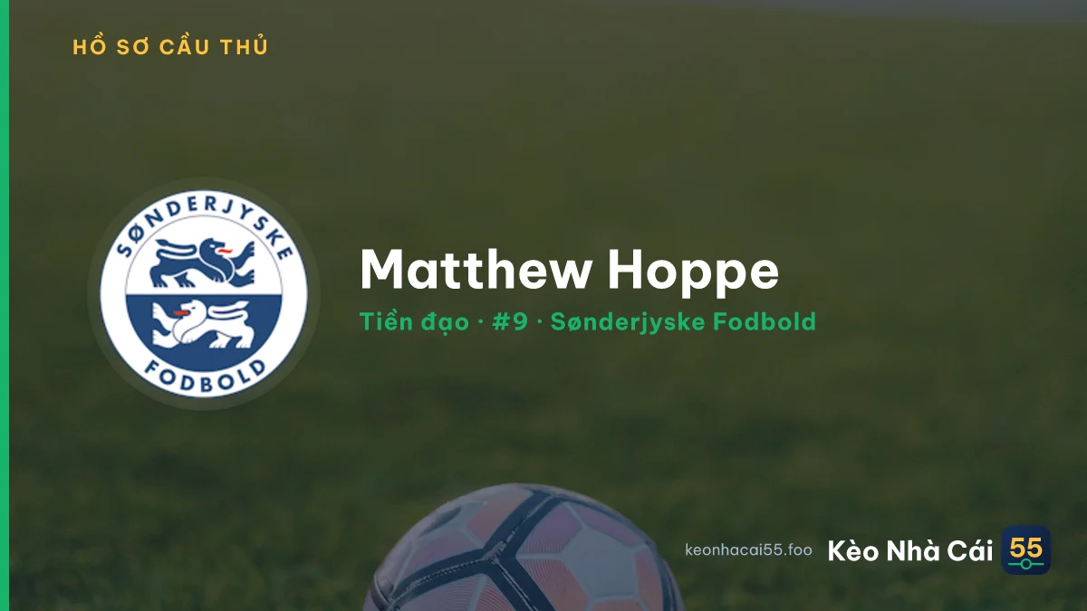 Matthew Hoppe — Sønderjyske Fodbold