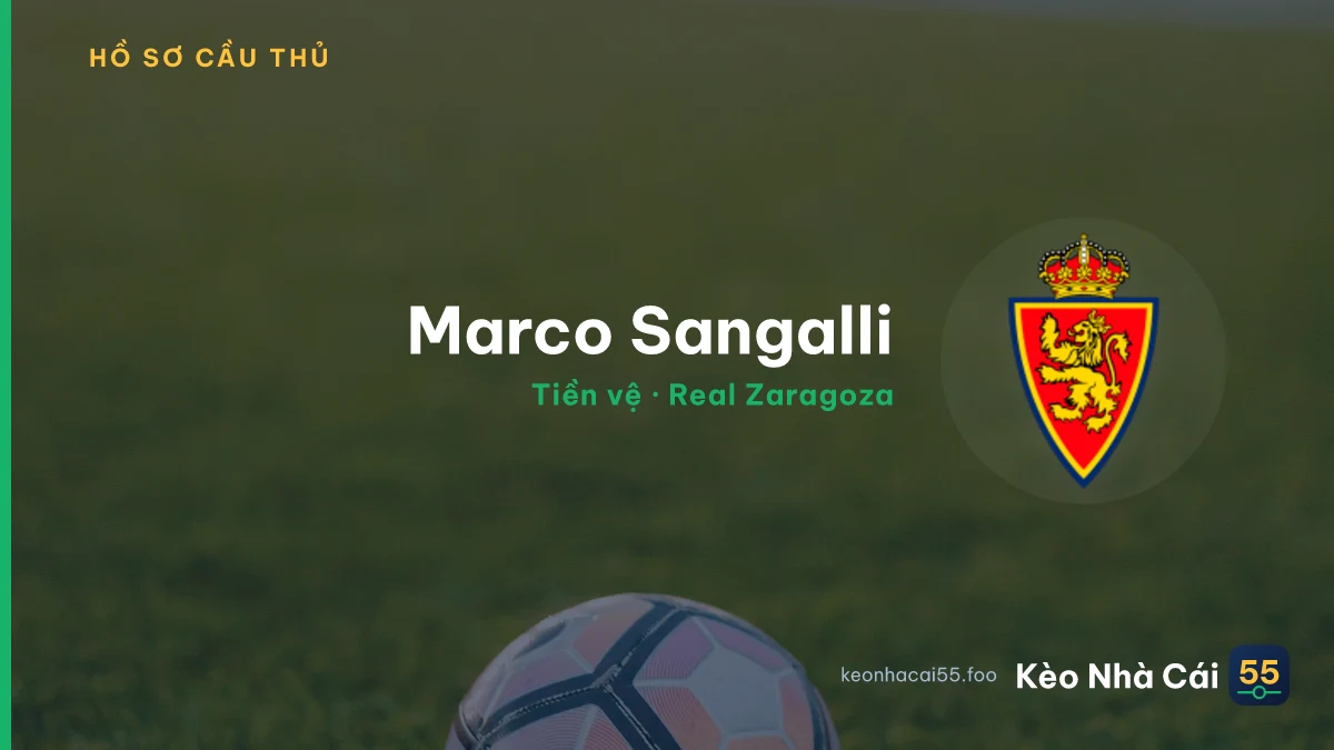 Marco Sangalli — Real Zaragoza