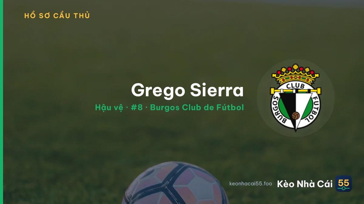 Grego Sierra — Burgos Club de Fútbol