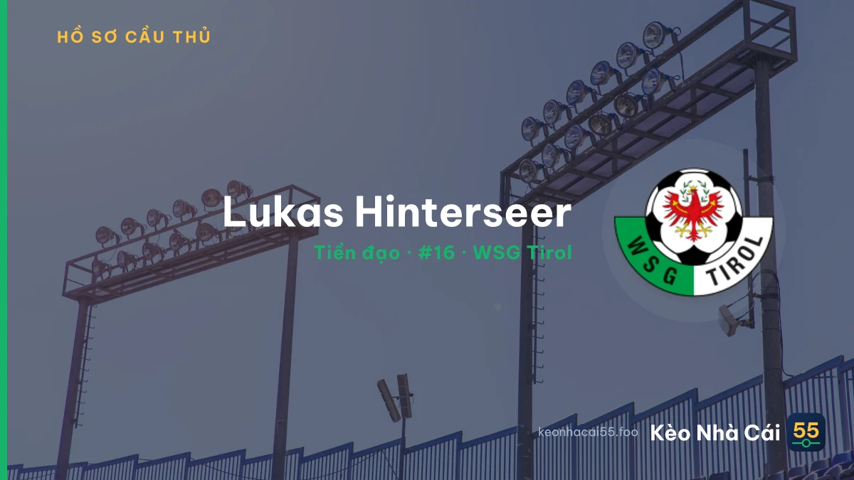 Lukas Hinterseer — WSG Tirol