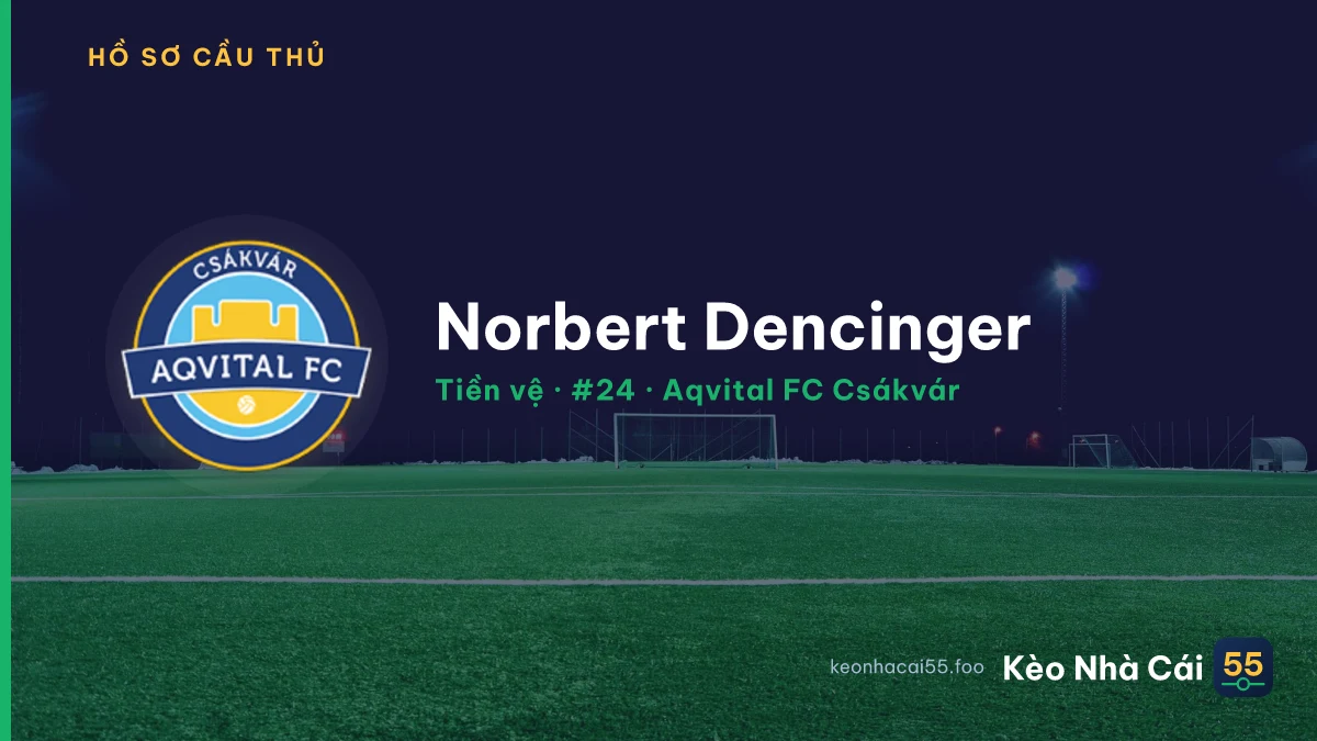Norbert Dencinger — Aqvital FC Csákvár