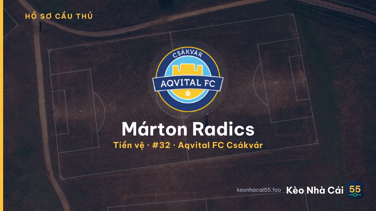 Márton Radics — Aqvital FC Csákvár