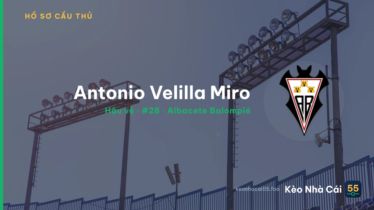 Antonio Velilla Miro — Albacete Balompié
