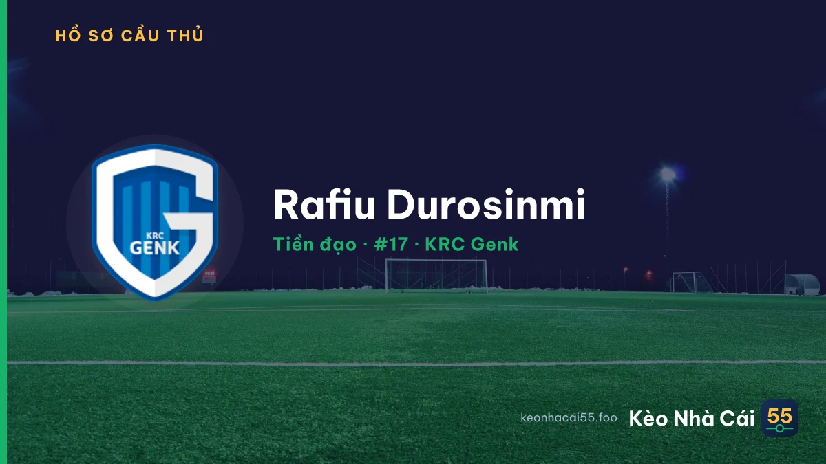 Rafiu Durosinmi — KRC Genk