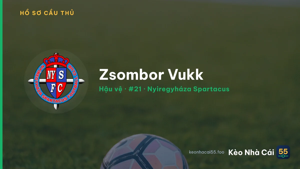 Zsombor Vukk — Nyiregyháza Spartacus