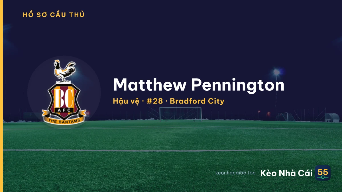 Matthew Pennington — Bradford City