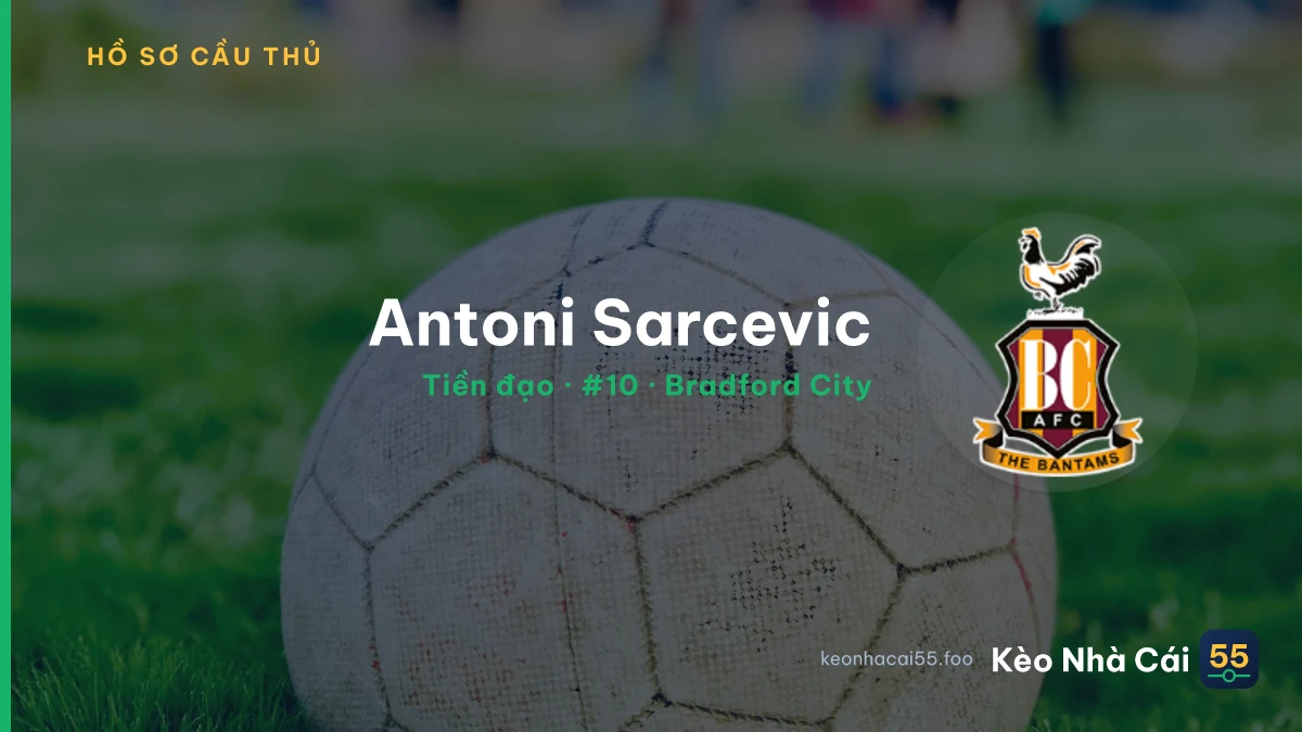 Antoni Sarcevic — Bradford City