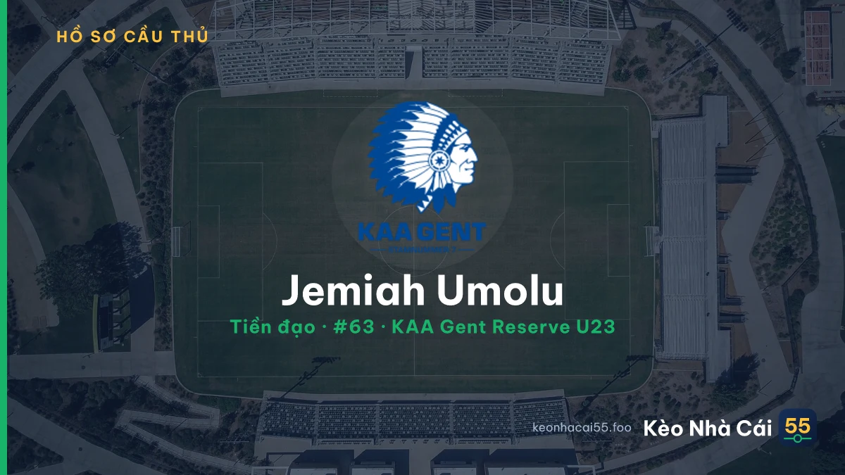 Jemiah Umolu — KAA Gent Reserve U23