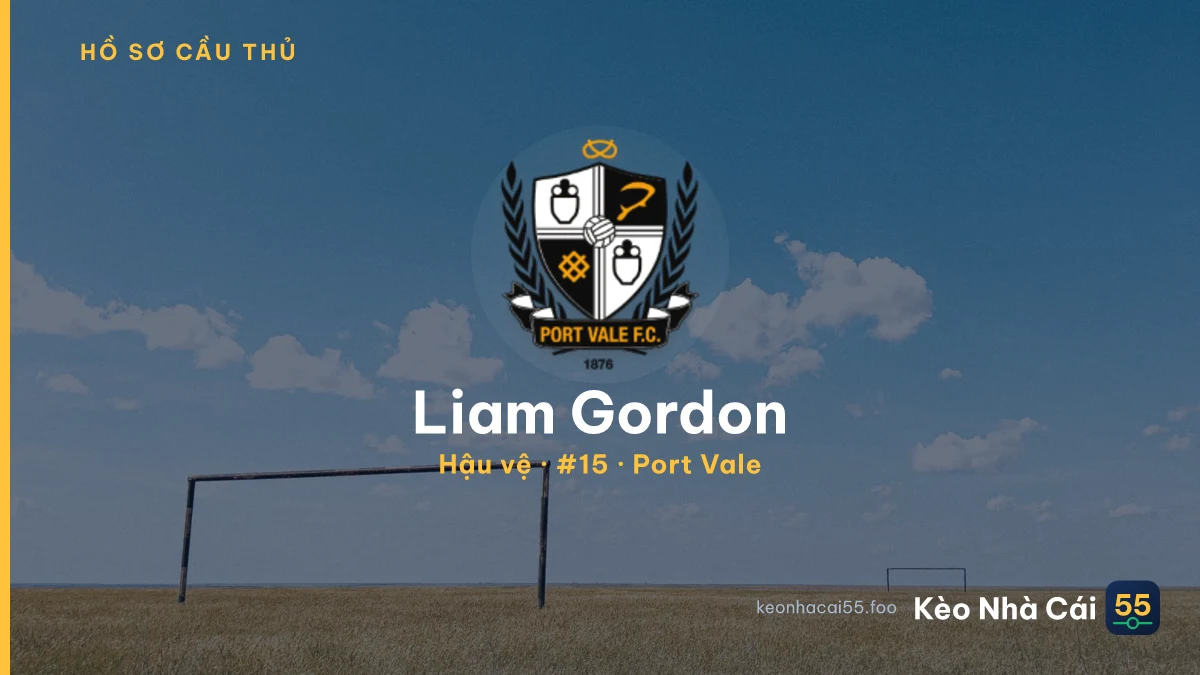 Liam Gordon — Port Vale