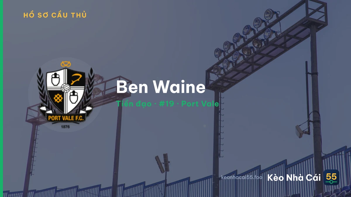 Ben Waine — Port Vale