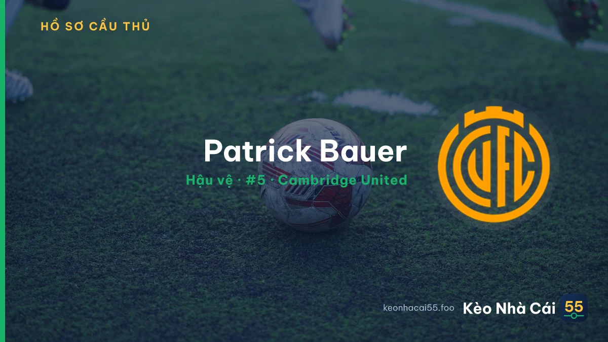 Patrick Bauer — Cambridge United
