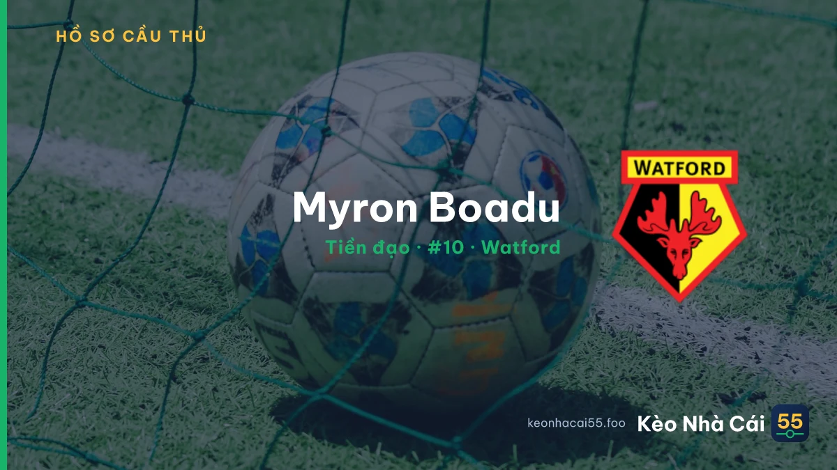 Myron Boadu — Watford