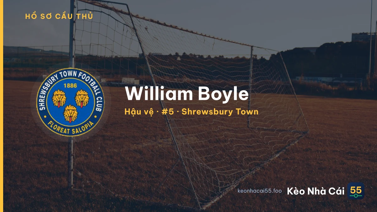 William Boyle — Shrewsbury Town