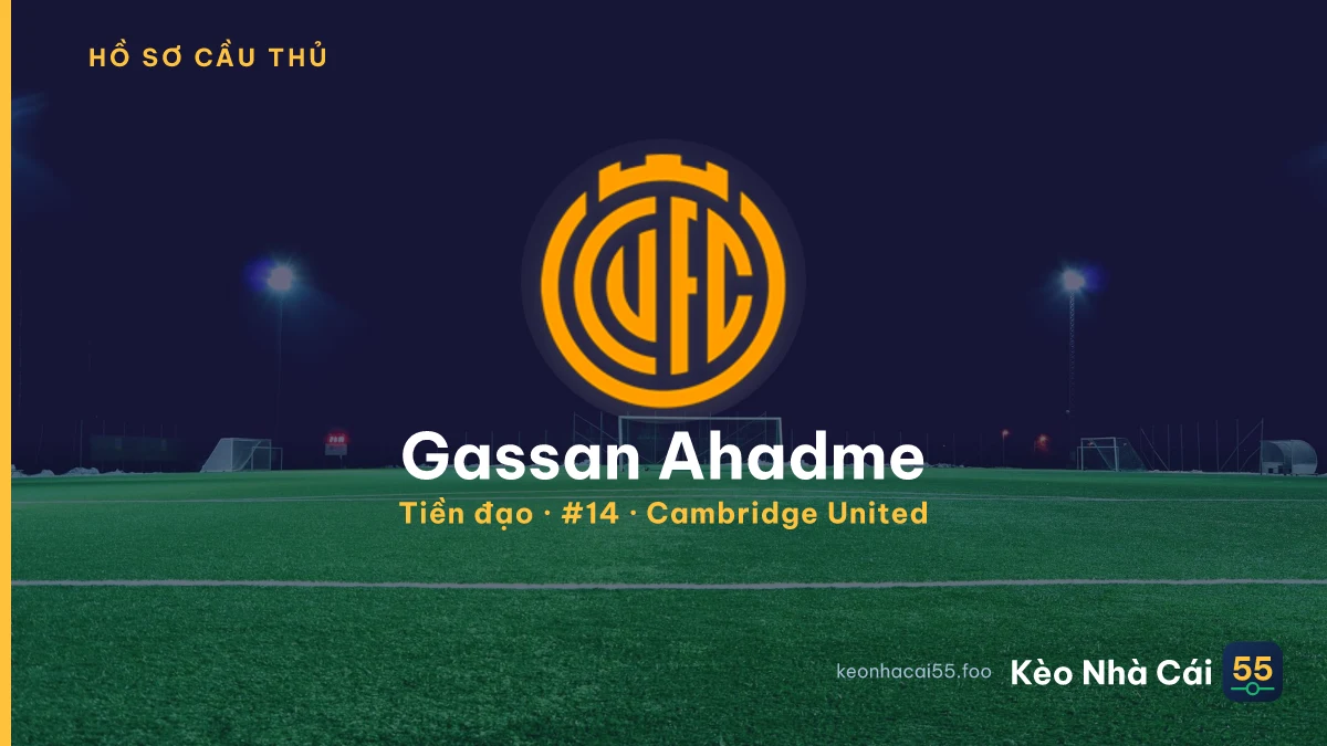 Gassan Ahadme — Cambridge United