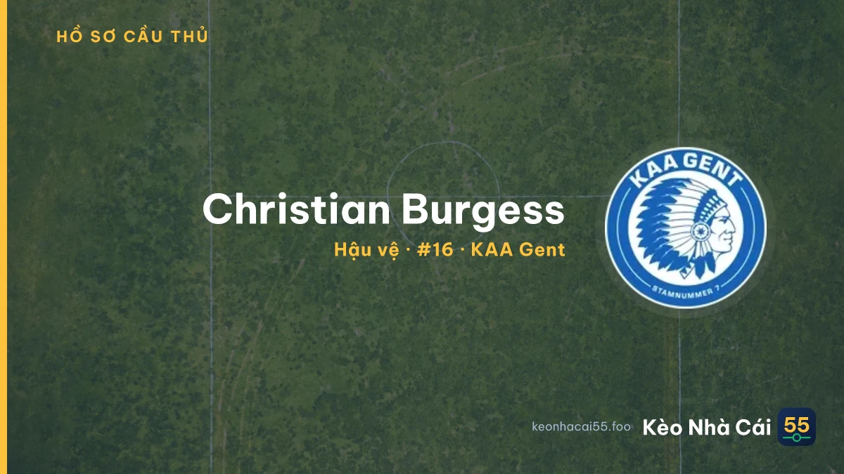 Christian Burgess — KAA Gent