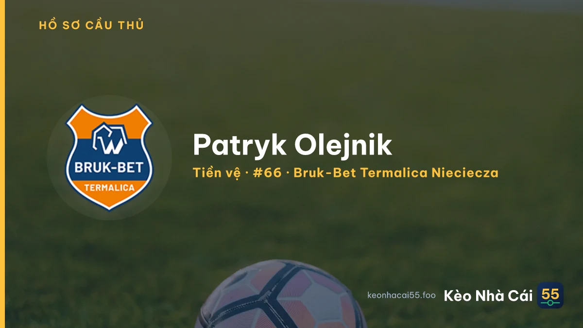 Patryk Olejnik — Bruk-Bet Termalica Nieciecza