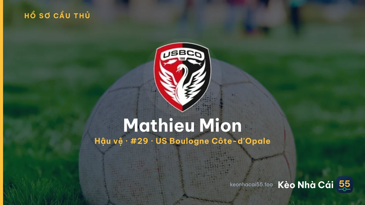 Mathieu Mion — US Boulogne Côte-d'Opale