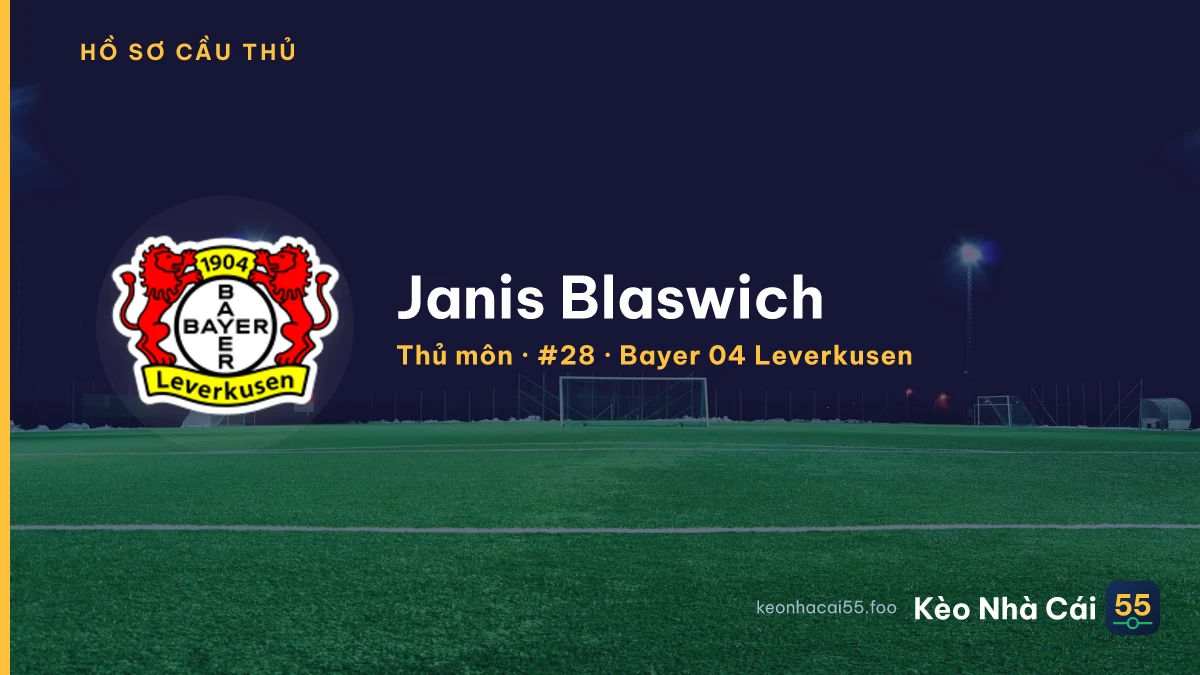 Janis Blaswich — Bayer 04 Leverkusen