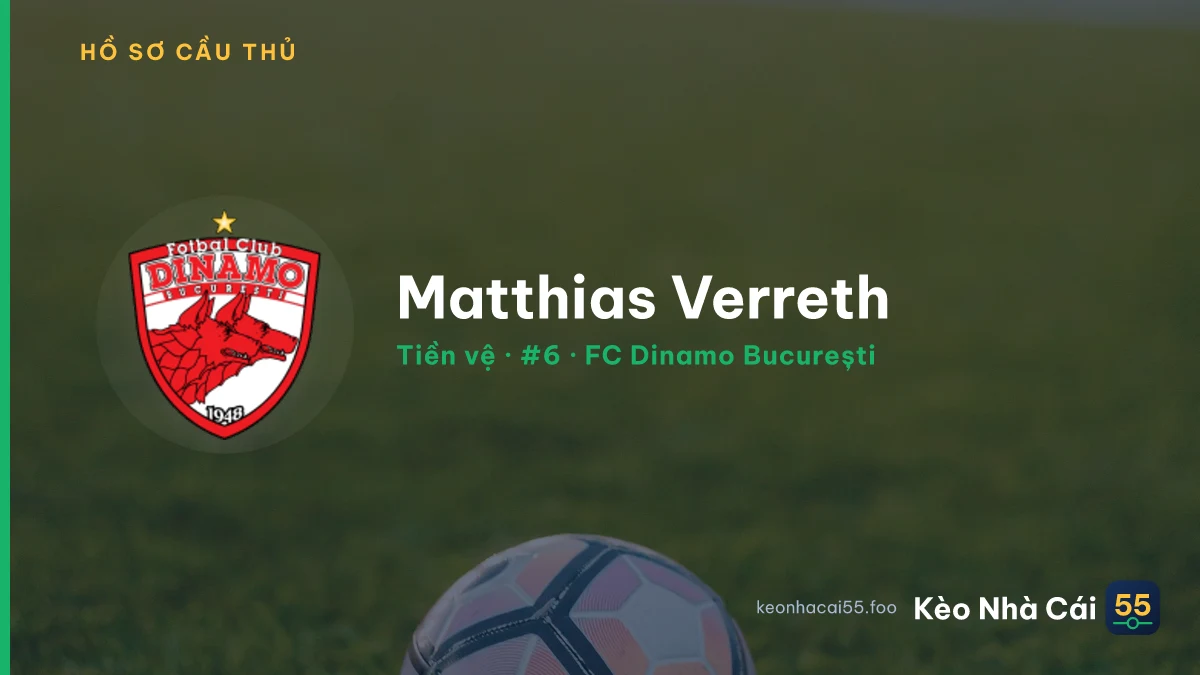 Matthias Verreth — FC Dinamo București