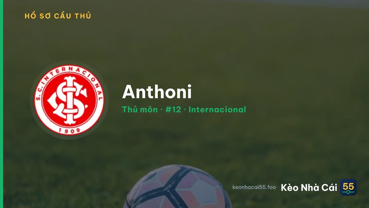 Anthoni — Internacional