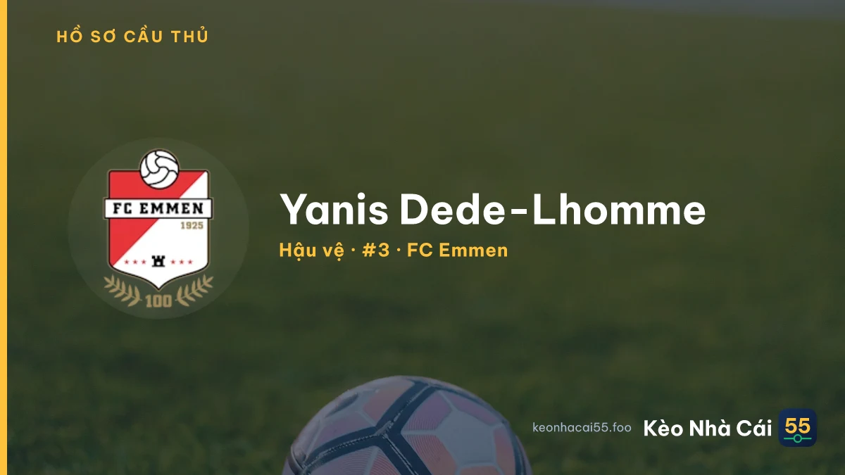 Yanis Dede-Lhomme — FC Emmen