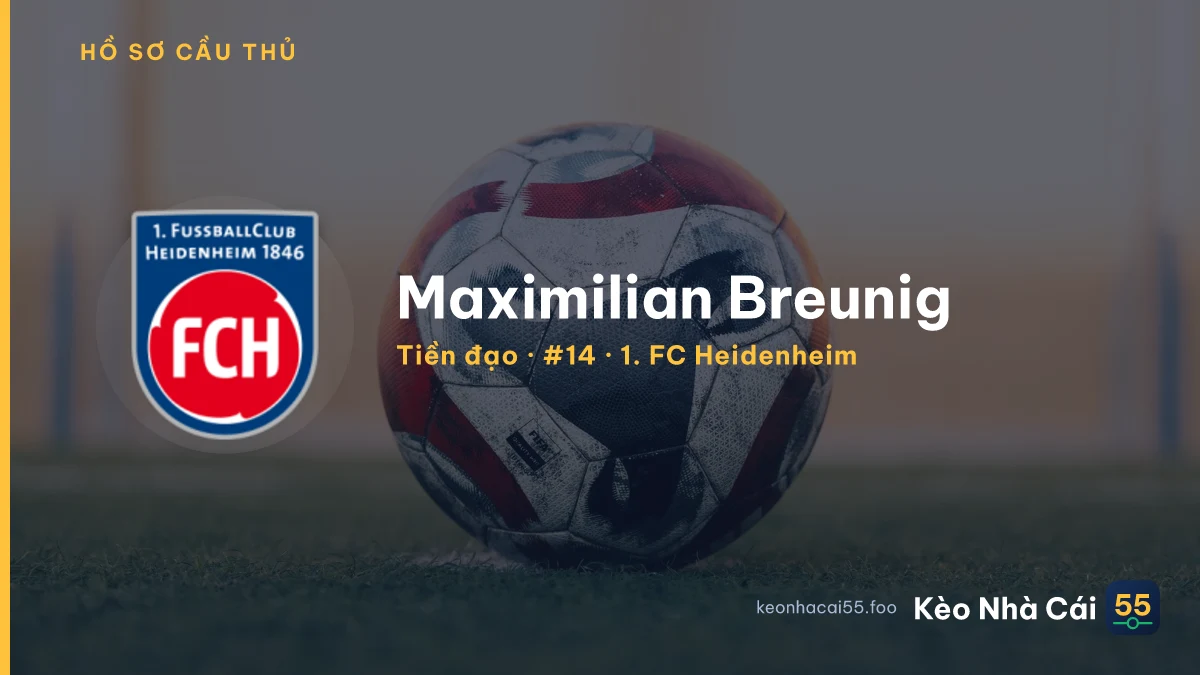 Maximilian Breunig — 1. FC Heidenheim