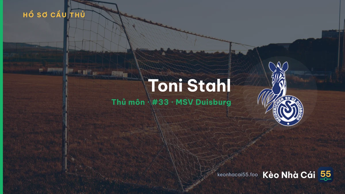 Toni Stahl — MSV Duisburg