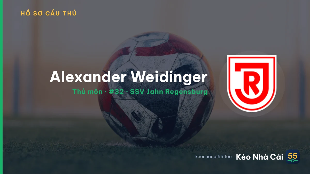 Alexander Weidinger — SSV Jahn Regensburg