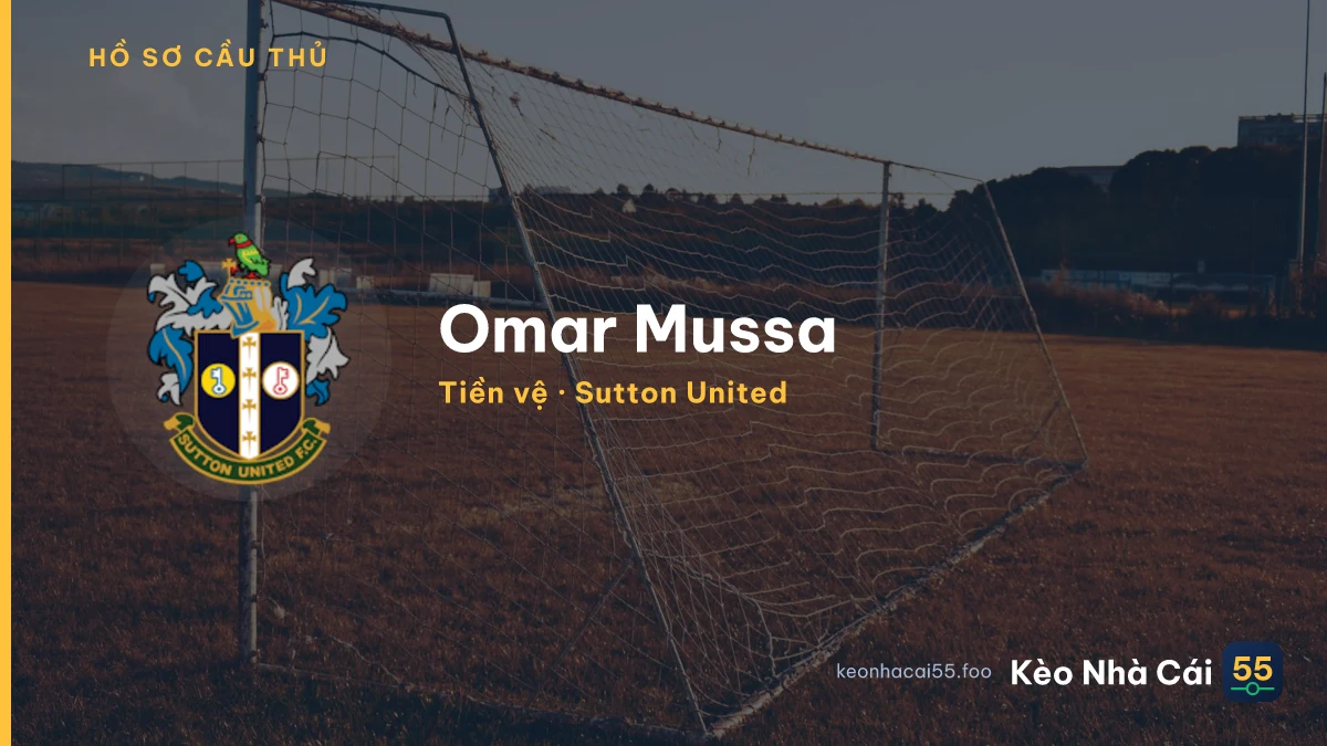 Omar Mussa — Sutton United