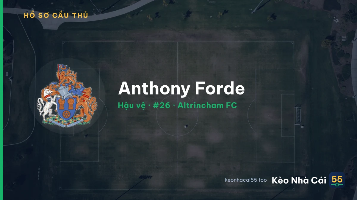Anthony Forde — Altrincham FC