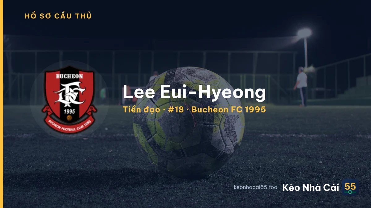 Lee Eui-Hyeong — Bucheon FC 1995