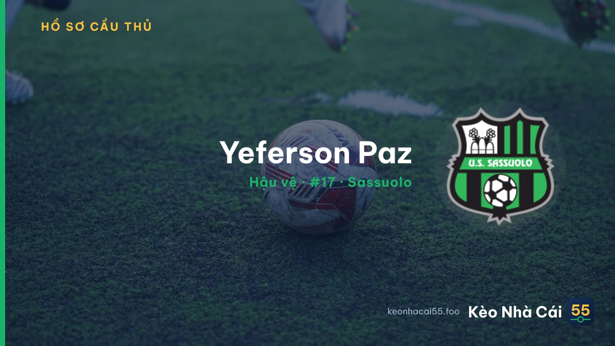 Yeferson Paz — Sassuolo
