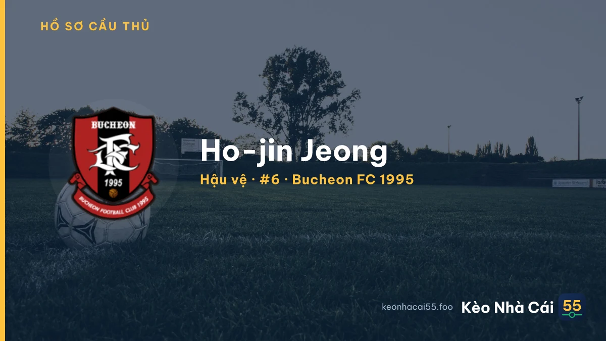 Ho-jin Jeong — Bucheon FC 1995